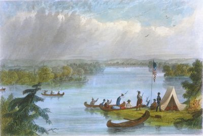 Lac Itsaca, 1853 - Captain Seth Eastman